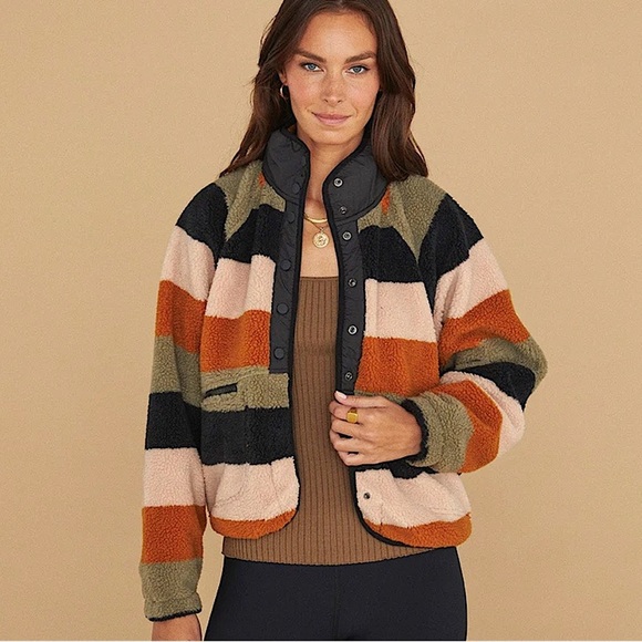 NEW Free People Rocky Ridge Fleece Jacket - Picture 5 of 15